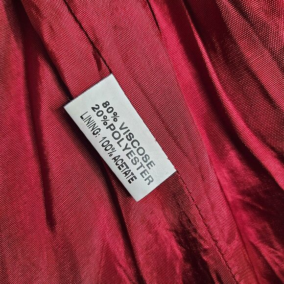 ZAFIR London Vtg Duster Jacket UK 10 US 6 Zebra Print Shiny Glam Rock Goth Femme - Picture 9 of 10